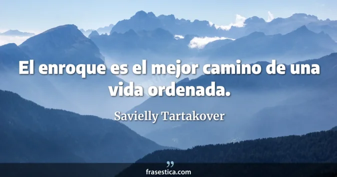 Cita de Savielly Tartakover
