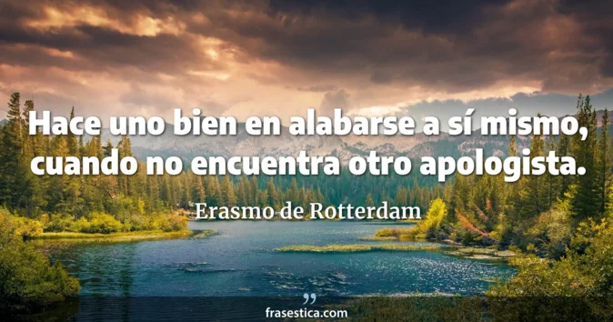 Cita de Erasmo de Rotterdam