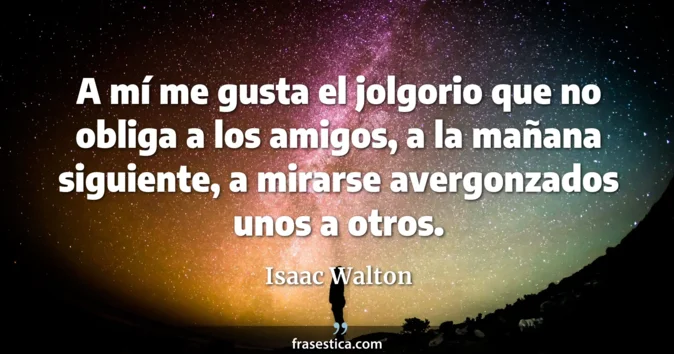 Cita de Isaac Walton