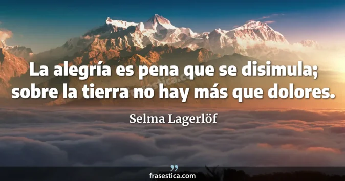 Cita de Selma Lagerlöf