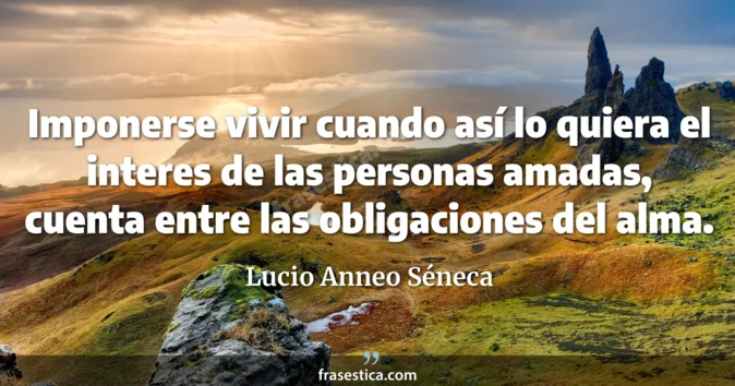 Cita de Lucio Anneo Séneca