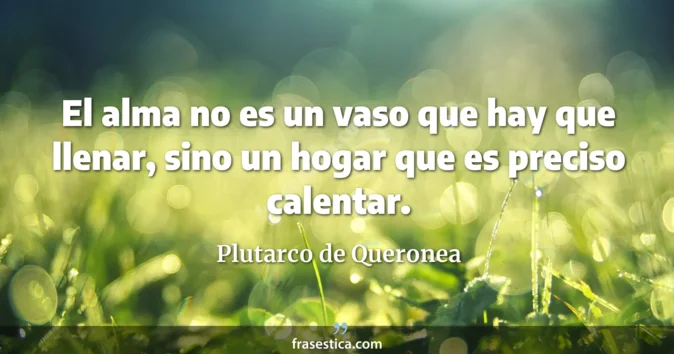 Cita de Plutarco de Queronea