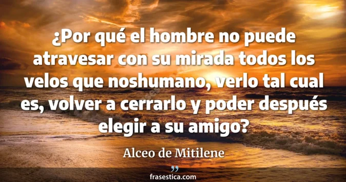 Cita de Alceo de Mitilene