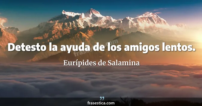 Cita de Eurípides de Salamina