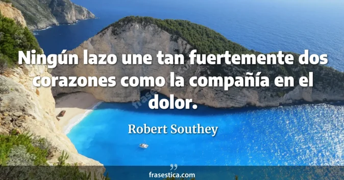 Cita de Robert Southey