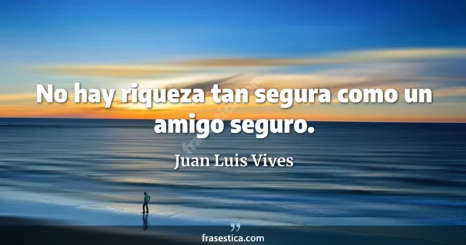 Cita de Juan Luis Vives