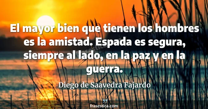 Cita de Diego de Saavedra Fajardo