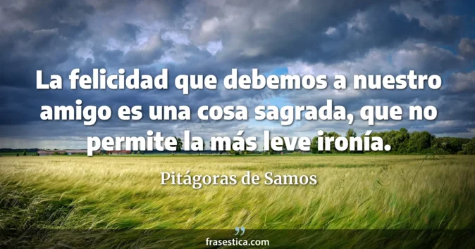 Cita de Pitágoras de Samos