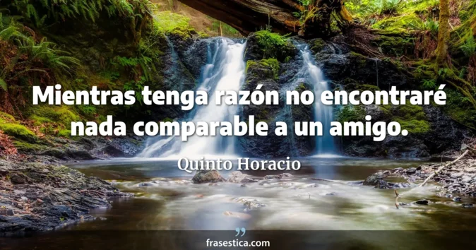 Cita de Quinto Horacio