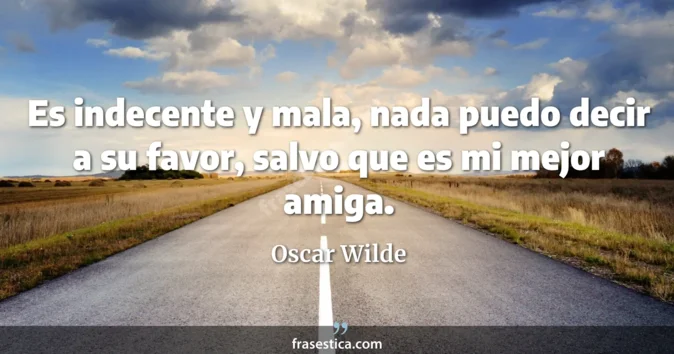 Cita de Oscar Wilde