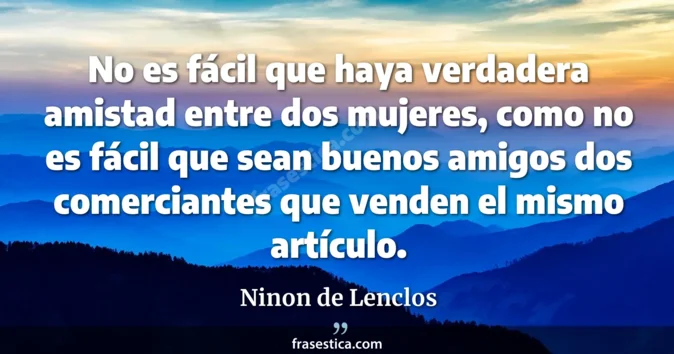 Cita de Ninon de Lenclos