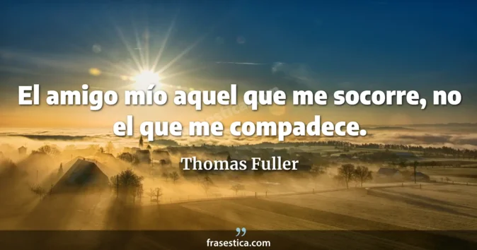 Cita de Thomas Fuller