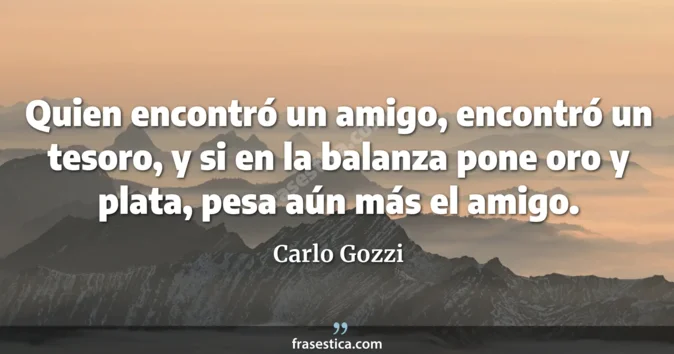 Cita de Carlo Gozzi