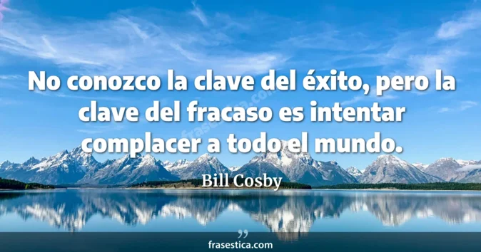 Cita de Bill Cosby