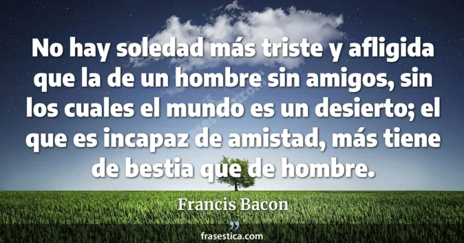 Cita de Francis Bacon