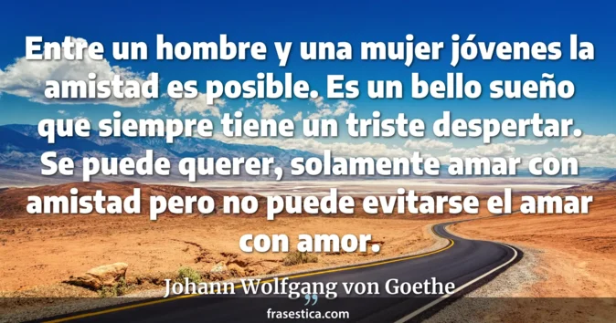 Cita de Johann Wolfgang von Goethe