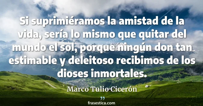 Cita de Marco Tulio Cicerón