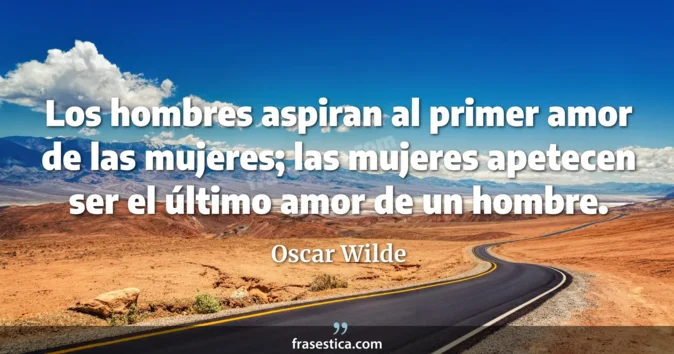Cita de Oscar Wilde