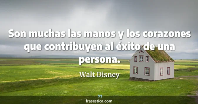 Cita de Walt Disney