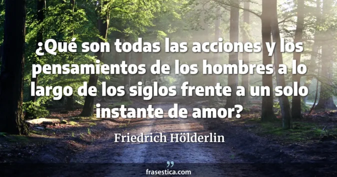 Cita de Friedrich Hölderlin