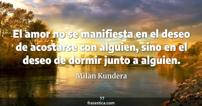 Cita de Milan Kundera
