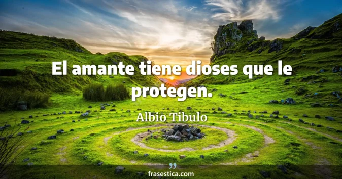 Cita de Albio Tibulo