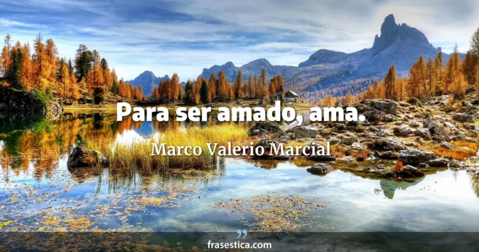 Cita de Marco Valerio Marcial