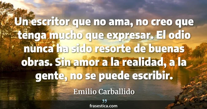Cita de Emilio Carballido