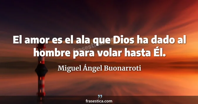 Cita de Miguel Ángel Buonarroti