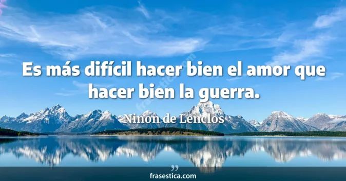 Cita de Ninon de Lenclos