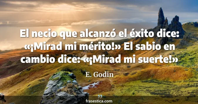 Cita de E. Godin