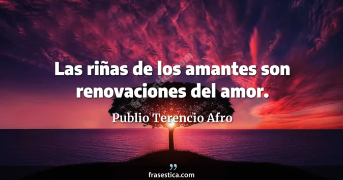 Cita de Publio Terencio Afro