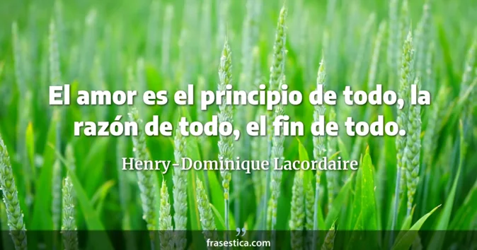 Cita de Henry-Dominique Lacordaire