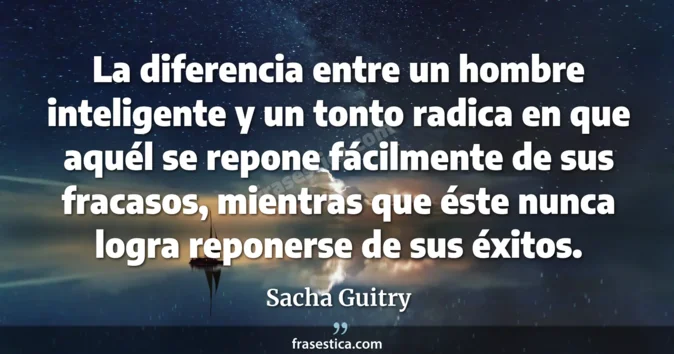 Cita de Sacha Guitry