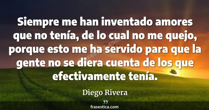 Cita de Diego Rivera