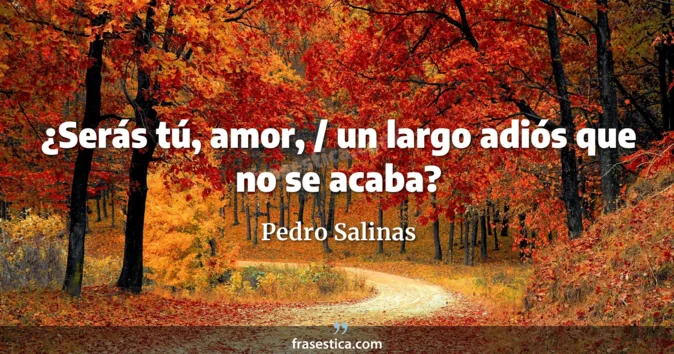 Cita de Pedro Salinas