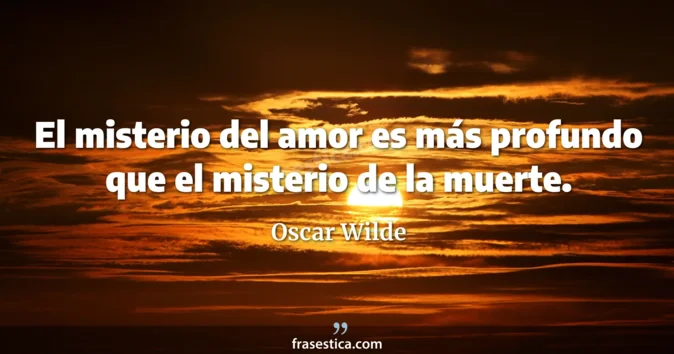 Cita de Oscar Wilde