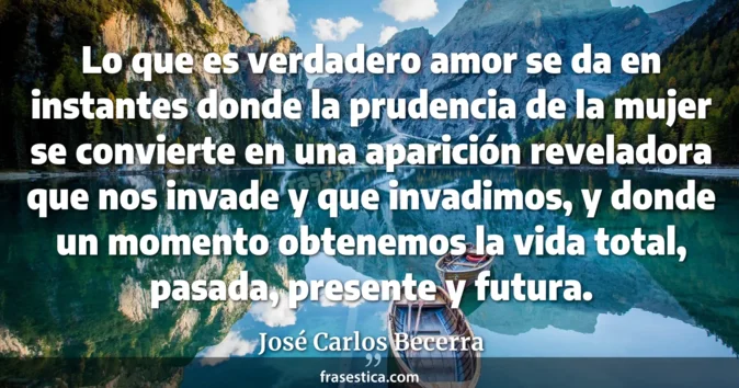 Cita de José Carlos Becerra