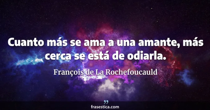 Cita de François de La Rochefoucauld