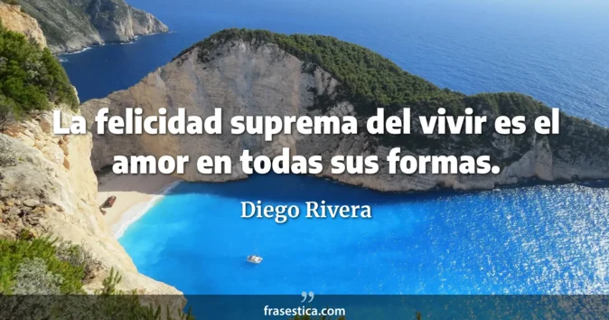 Cita de Diego Rivera