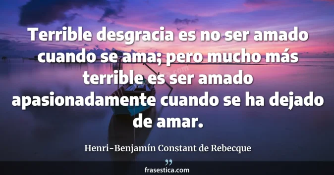 Cita de Henri-Benjamín Constant de Rebecque