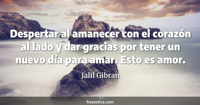 Cita de Jalil Gibran