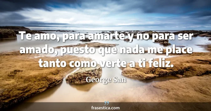 Cita de George San