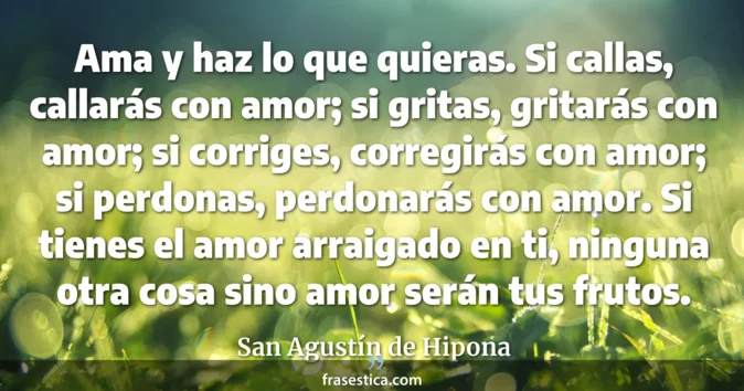 Cita de San Agustín de Hipona