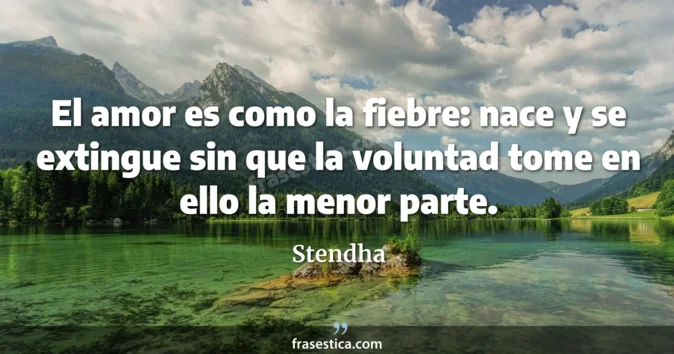 Cita de Stendha