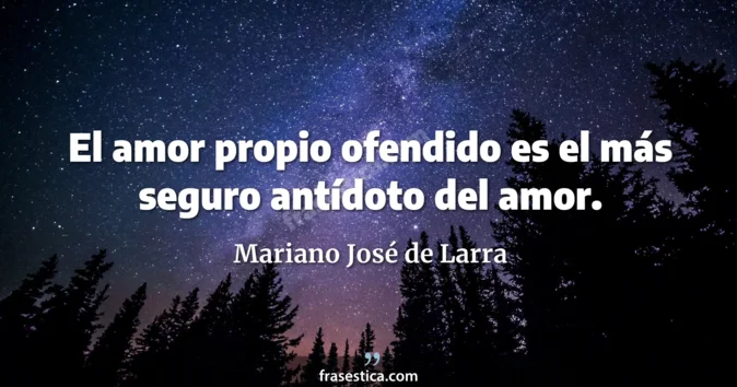 Cita de Mariano José de Larra