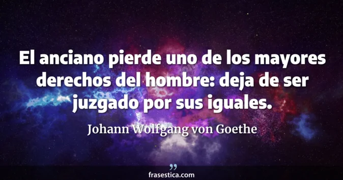 Cita de Johann Wolfgang von Goethe