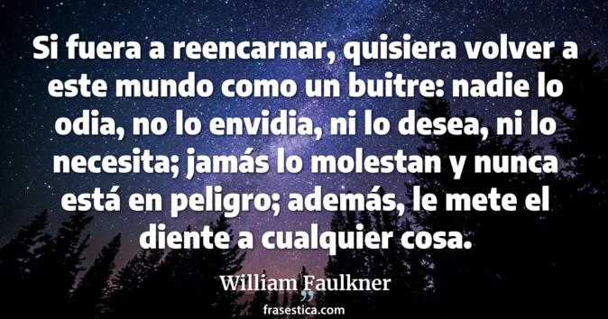 Cita de William Faulkner