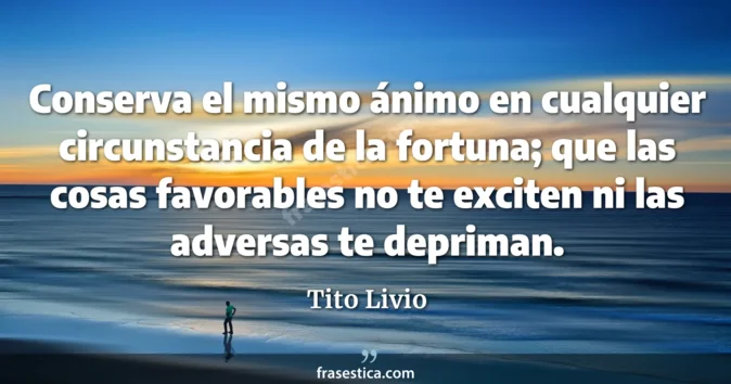 Cita de Tito Livio
