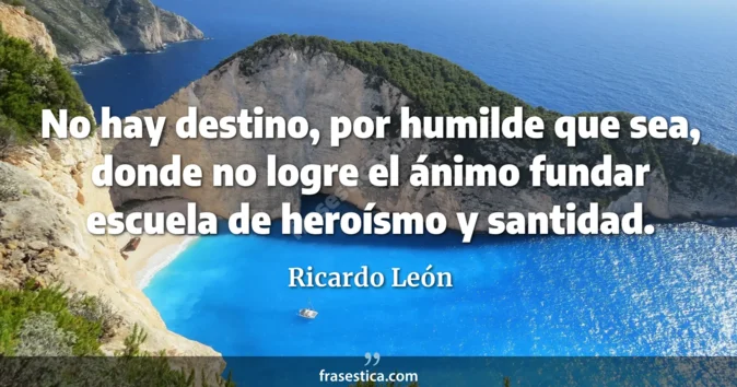 Cita de Ricardo León